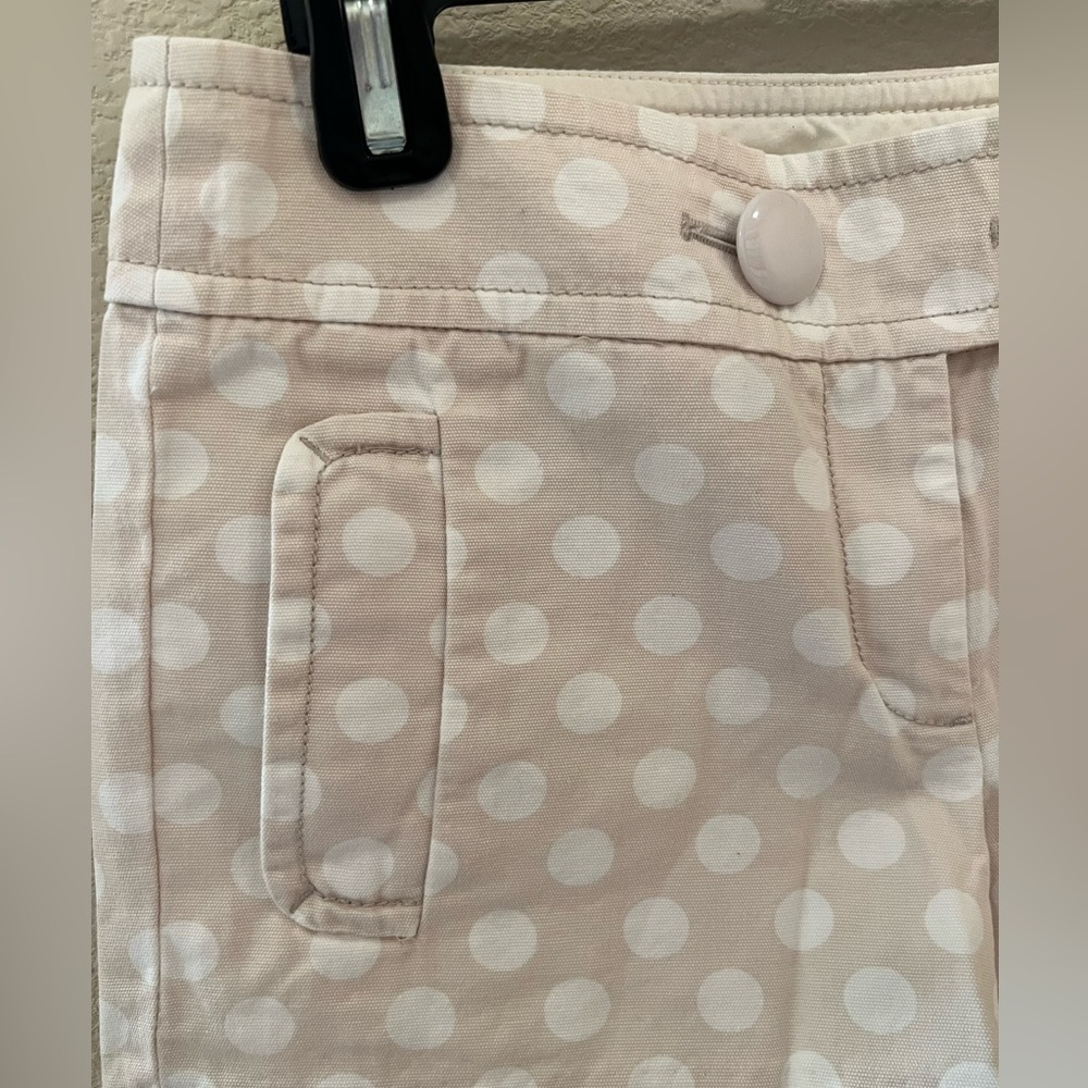 JCrew khaki polka dot shorts size 2 - Picture 3 of 4